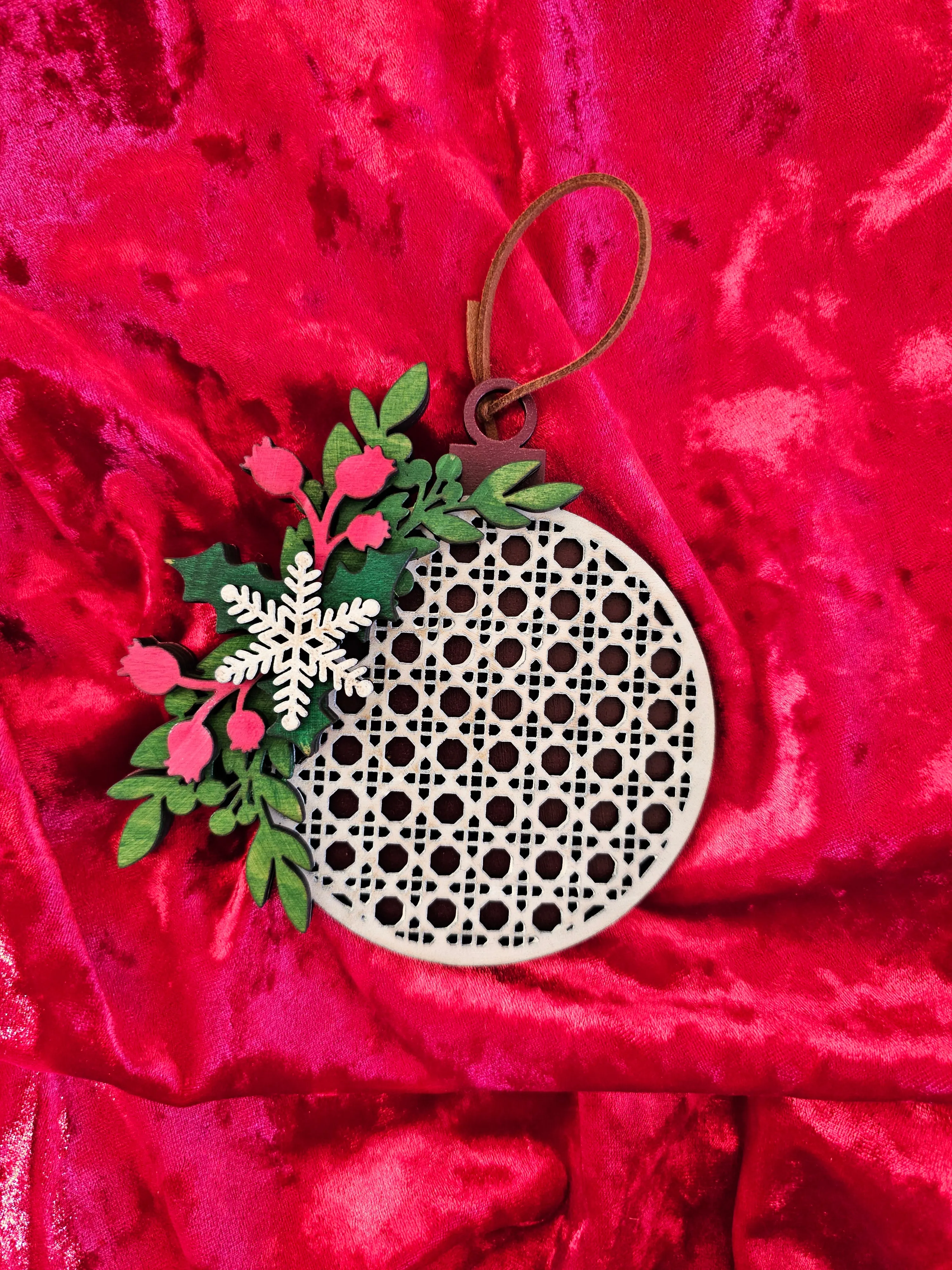 Christmas Ball Ornaments - Set of 4