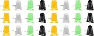 Clockwork Walking Movement Toy Rewinding Part Walking Feet Crafts Base Replacement Movement Spring 24Pcs Wind-up Robot Plastic