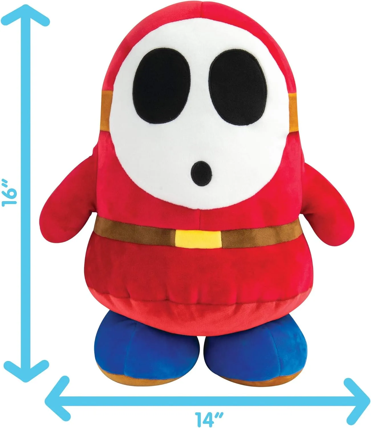 Club Mocchi- Mocchi- Nintendo Super Mario Plush - Shy Guy Plushie - Collectible Squishy Plushies - 15 Inch