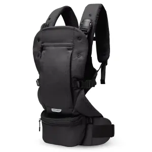 Colugo Baby Carrier - Baby Carrier Newborn to Toddler, Toddler Carrier, Adjustable, Lightweight, Breathable Carrier for Newborn to 33 Pounds (Black)