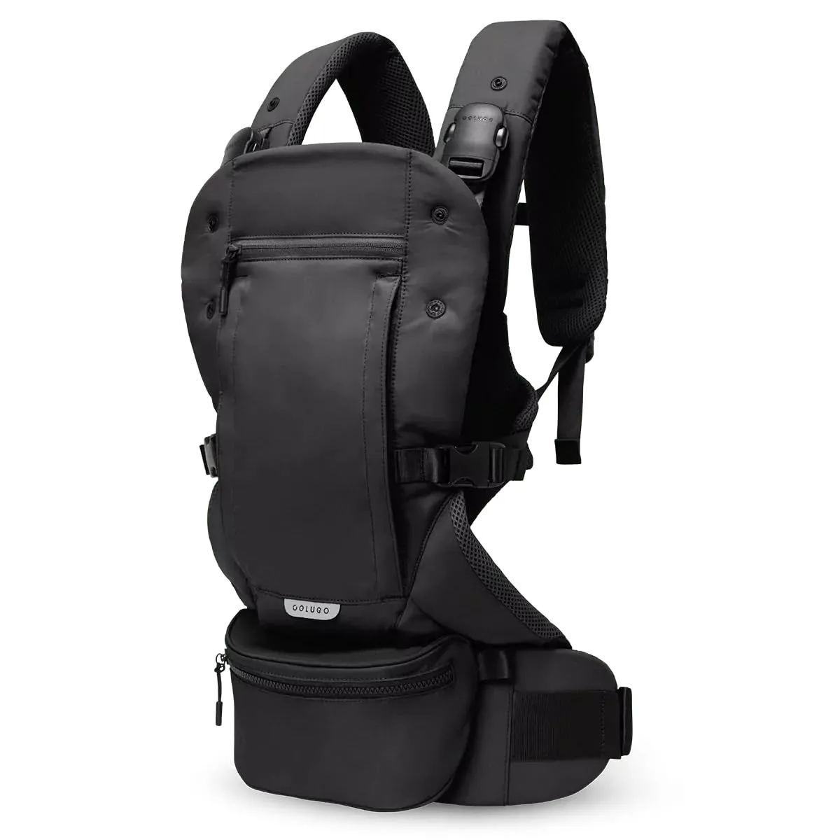 Colugo Baby Carrier - Baby Carrier Newborn to Toddler, Toddler Carrier, Adjustable, Lightweight, Breathable Carrier for Newborn to 33 Pounds (Black)