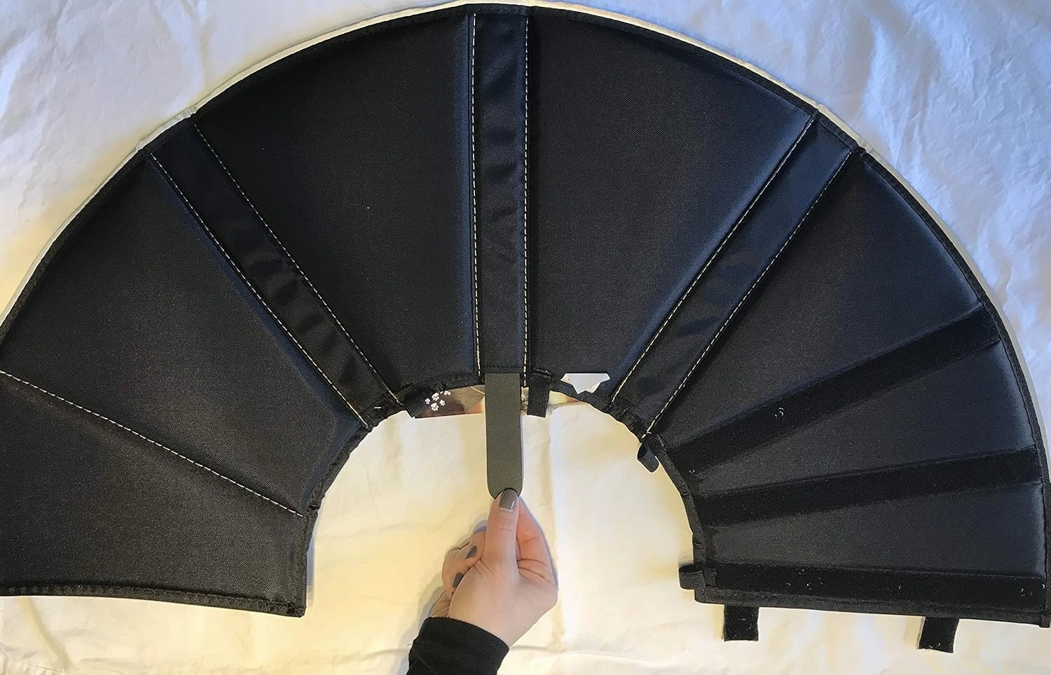 Comfy Cone Pet Cone for Dogs, Cats, X-Large, Black - Comfortable Soft Dog Cone Collar Alternative for After Surgery, Wound Care, Spay, Neuter - Dog and Cat Recovery Elizabethan-Collar