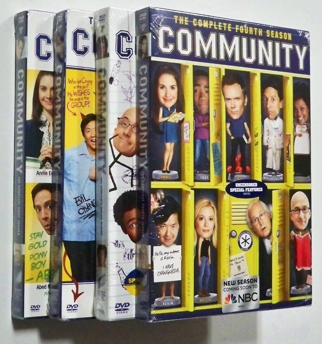 Community Seasons 1-4 DVD Bundle