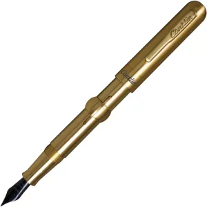 Conklin Mark Twain Crescent Brass LTD ED (1898) Fountain Pen - Broad Nib