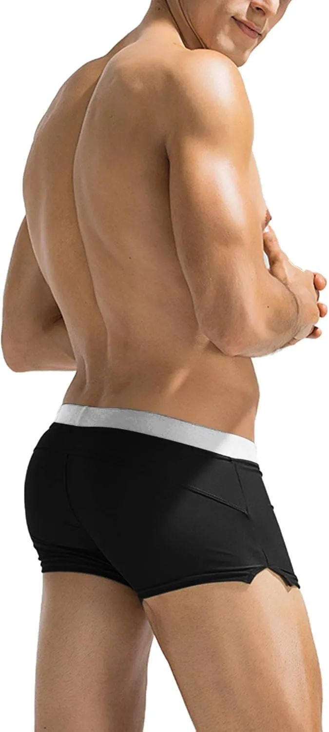 COOFANDY Mens Swim Trunks Swimwear Bathing Suit Swim Brief Square Leg Board Short S-3XL