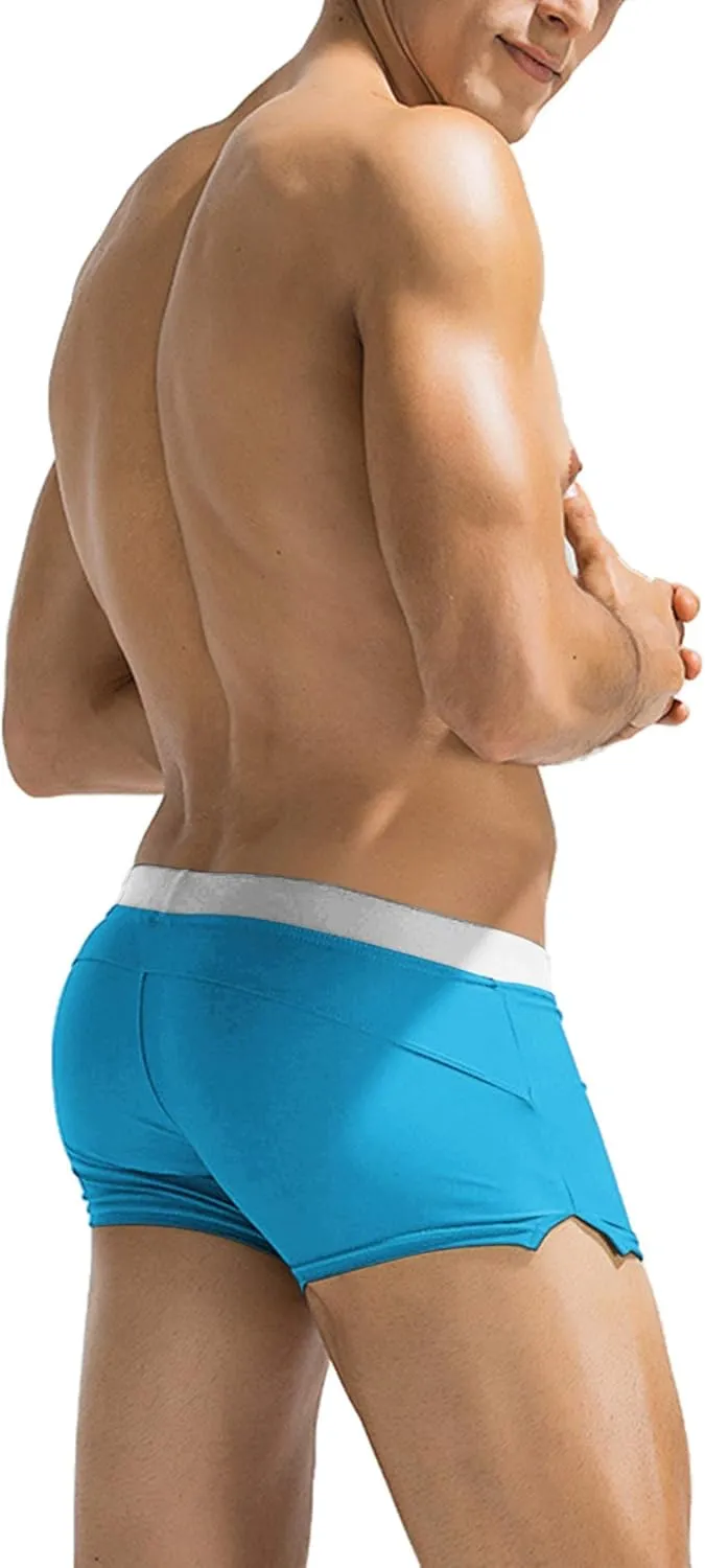 COOFANDY Mens Swim Trunks Swimwear Bathing Suit Swim Brief Square Leg Board Short S-3XL
