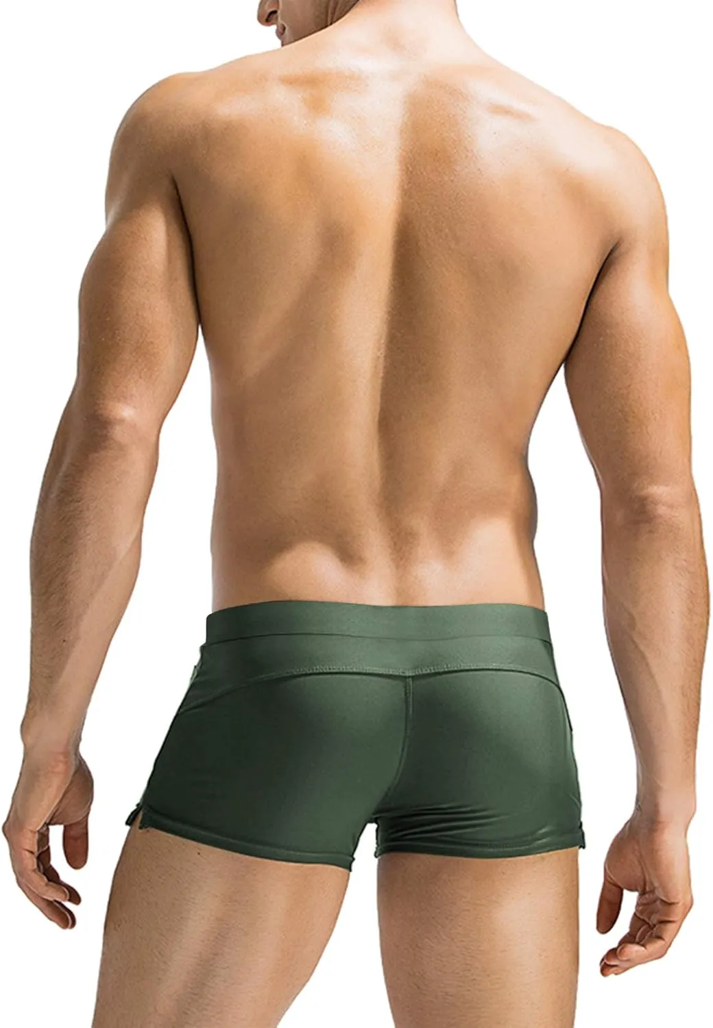 COOFANDY Mens Swim Trunks Swimwear Bathing Suit Swim Brief Square Leg Board Short S-3XL