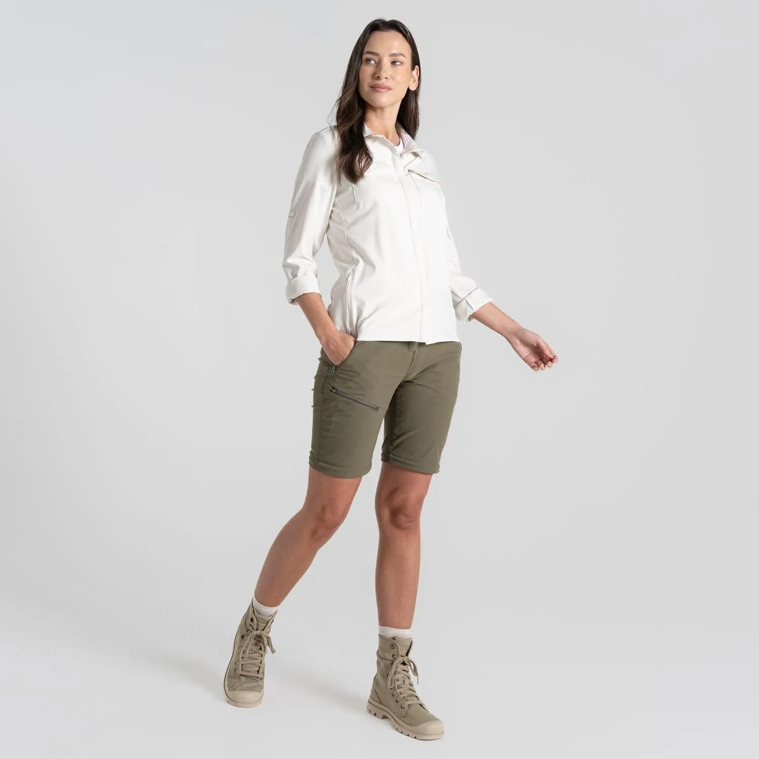 Craghoppers Womens Insect Shield Pro Convertible Pant III | Bug Protection for Travel, Hiking and Outdoors
