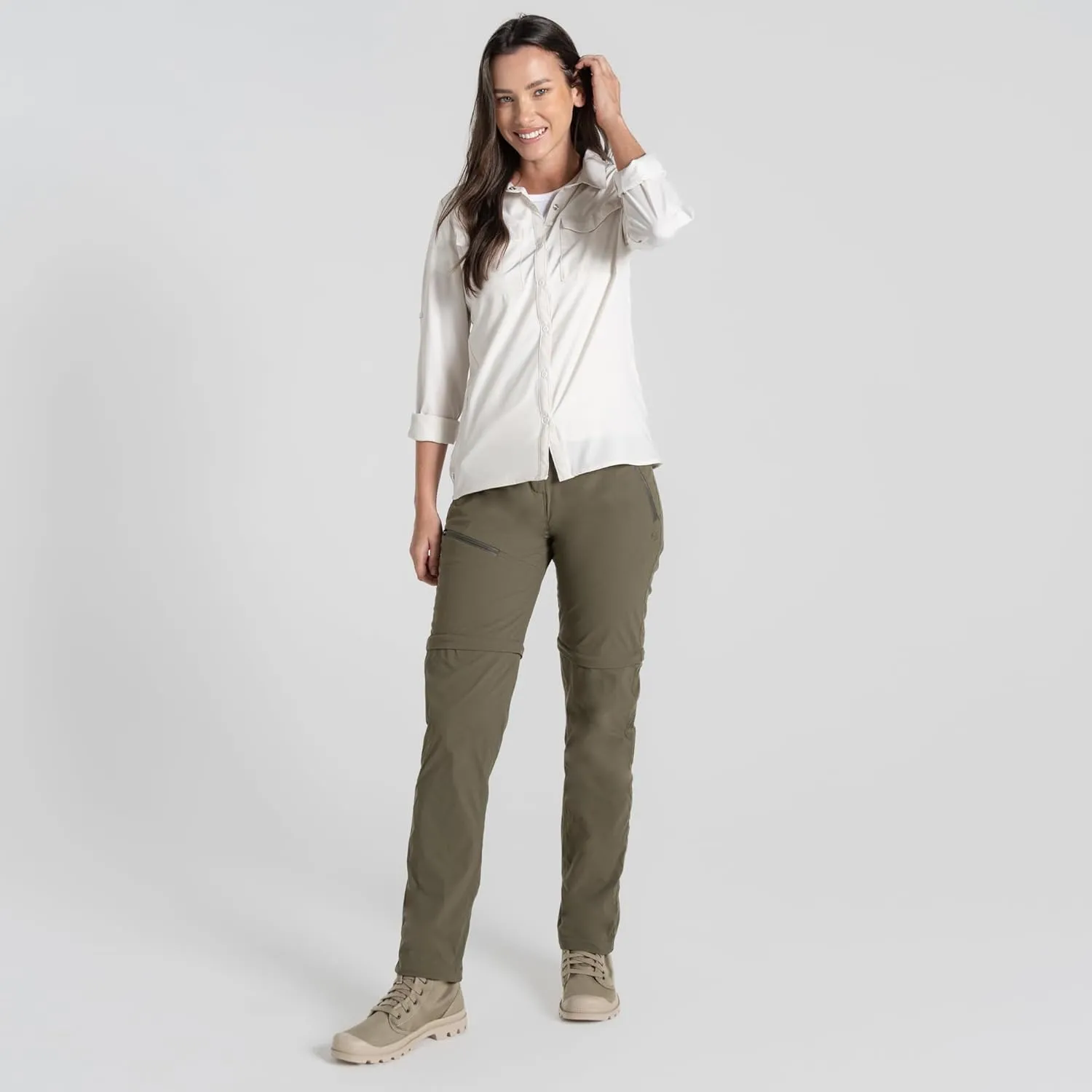 Craghoppers Womens Insect Shield Pro Convertible Pant III | Bug Protection for Travel, Hiking and Outdoors