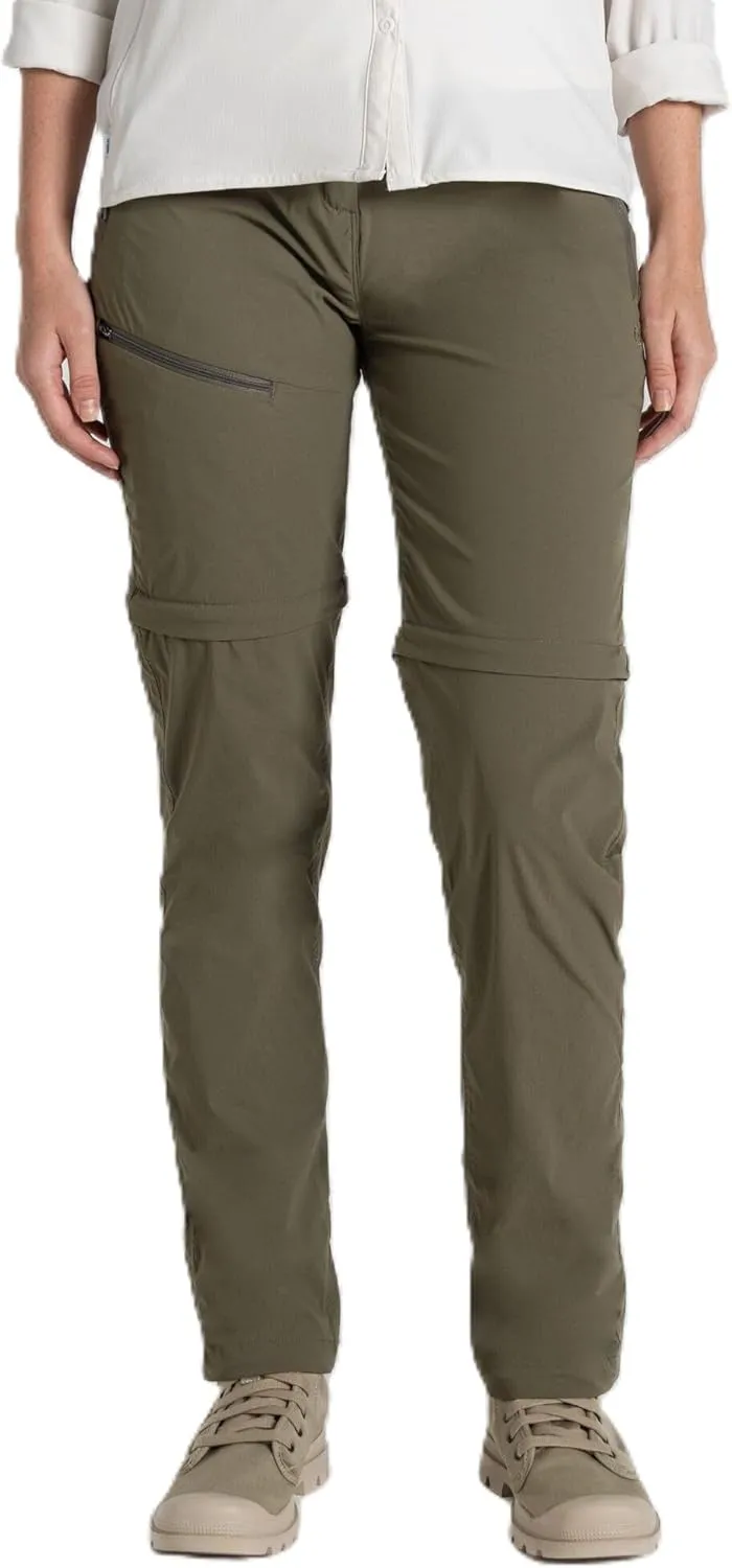 Craghoppers Womens Insect Shield Pro Convertible Pant III | Bug Protection for Travel, Hiking and Outdoors