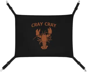 Cray Cray Lobster Hanging Cat Bed Soft Breathable Pet Hammock for Cage Pet Sleeper for Kitten Ferret Puppy Rabbit