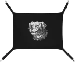 Crazy Bulldog Hanging Cat Bed Soft Breathable Pet Hammock for Cage Pet Sleeper for Kitten Ferret Puppy Rabbit