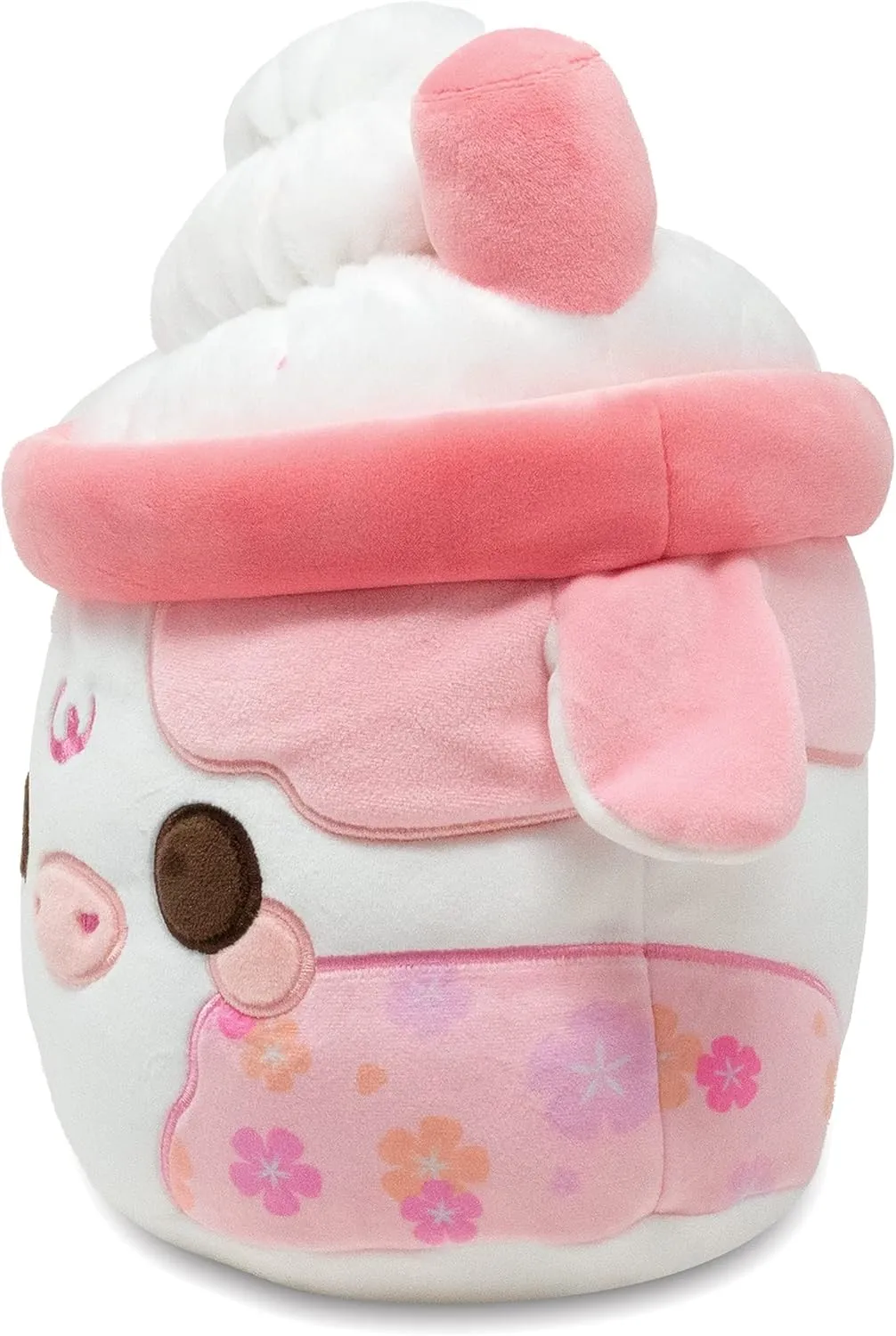 Cuddle Barn - Sakura Mooshake | Super Soft Cute Kawaii Cow Dessert Drink Collectible Stuffed Animal Plush Toy, 11 inches