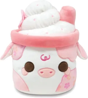 Cuddle Barn - Sakura Mooshake | Super Soft Cute Kawaii Cow Dessert Drink Collectible Stuffed Animal Plush Toy, 11 inches