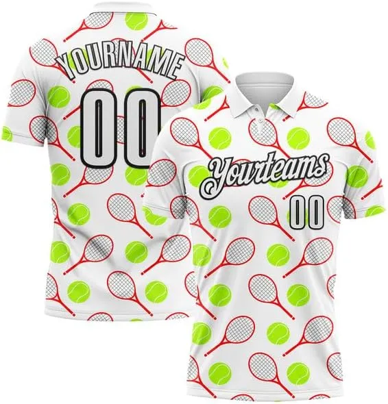Customize Name, Short Sleeve Shirt, Polo Sport, Orange White 3D Tennisperformance Polo Shirtbowling Dart