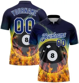 Customize Name,Custom Jersey, Polo Sport, White Pink 3D Pink Ribbon Breast Cancer Awareness Month Women