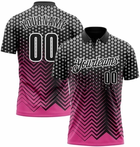 Customize Name, Short Sleeve Shirt, Black Kelly Green-Red 3D Bowling Abstract Grunge Art Performance