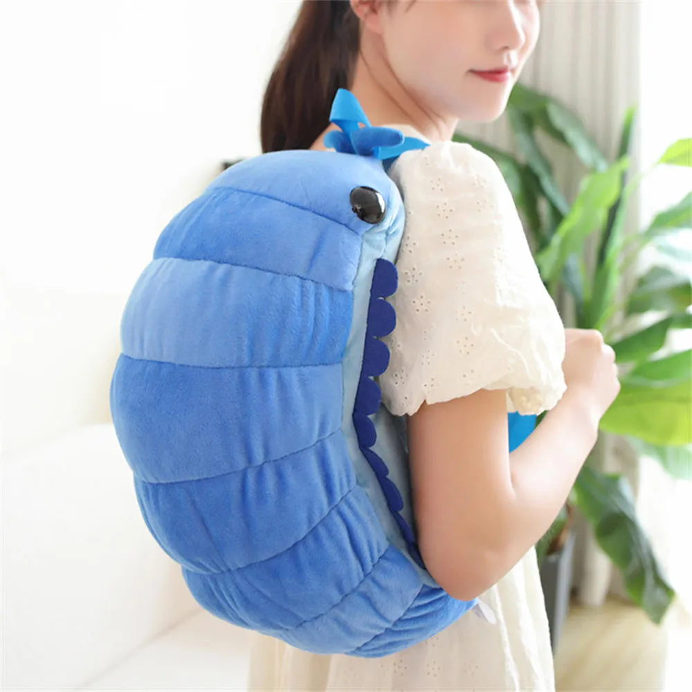 Cute Isopod Backpack Plush Bag