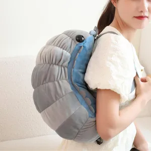 Cute Isopod Backpack Plush Bag