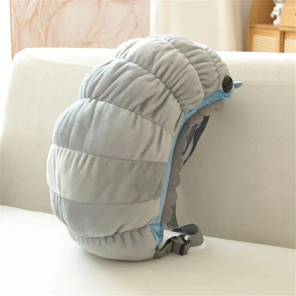 Cute Isopod Backpack Plush Bag