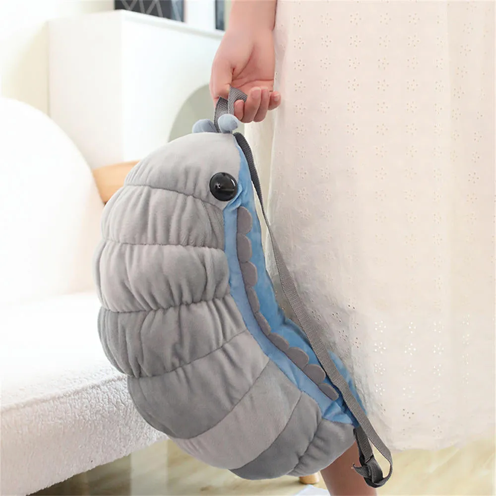 Cute Isopod Backpack Plush Bag