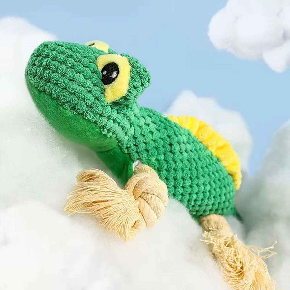 Cute Lizard Squeak Pet Dog Toys