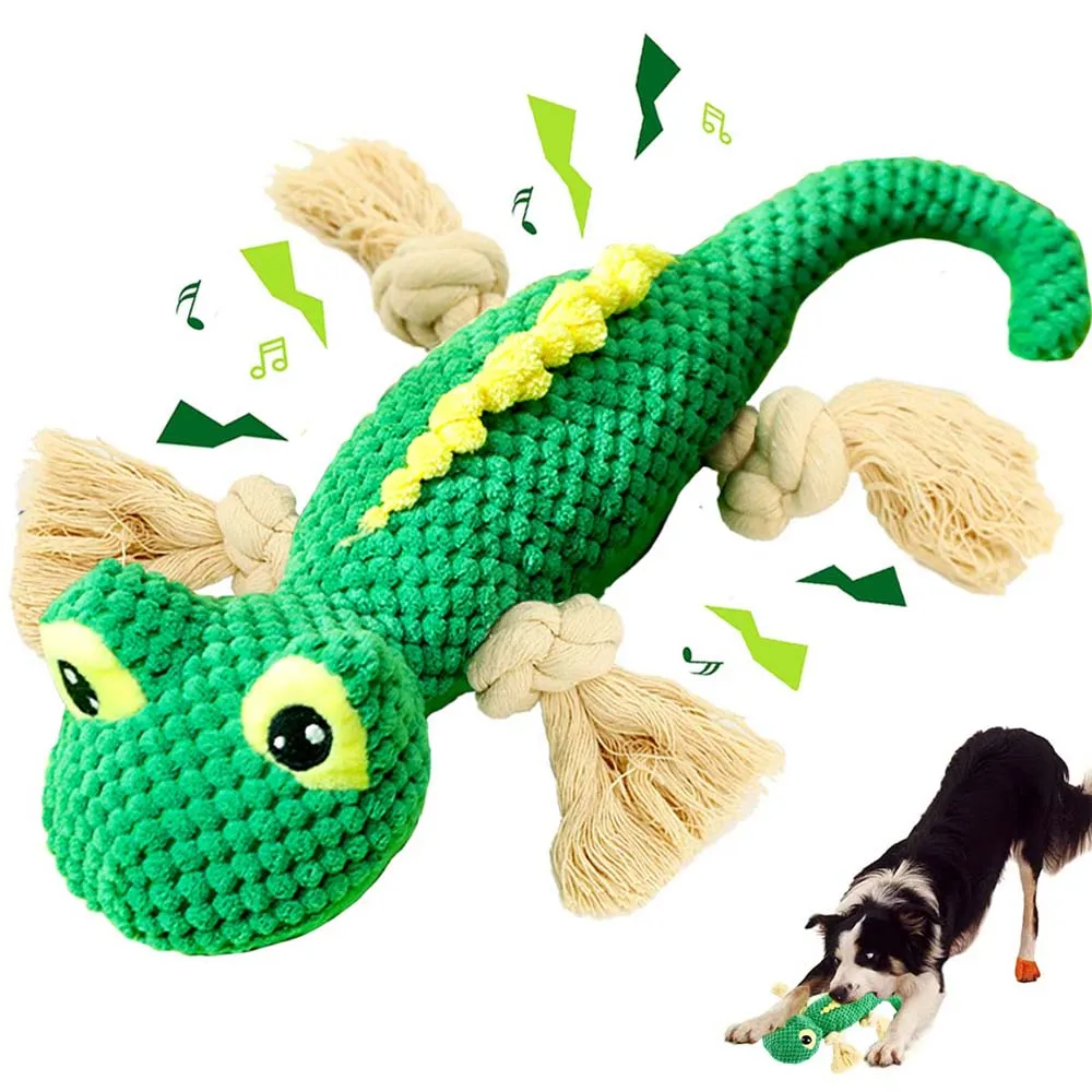 Cute Lizard Squeak Pet Dog Toys