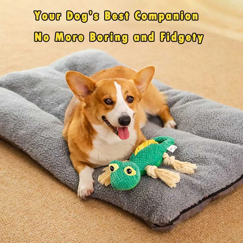 Cute Lizard Squeak Pet Dog Toys