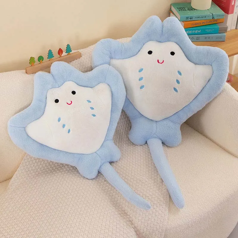 Cute Manta Ray Stuffed Animal Plush Cushion