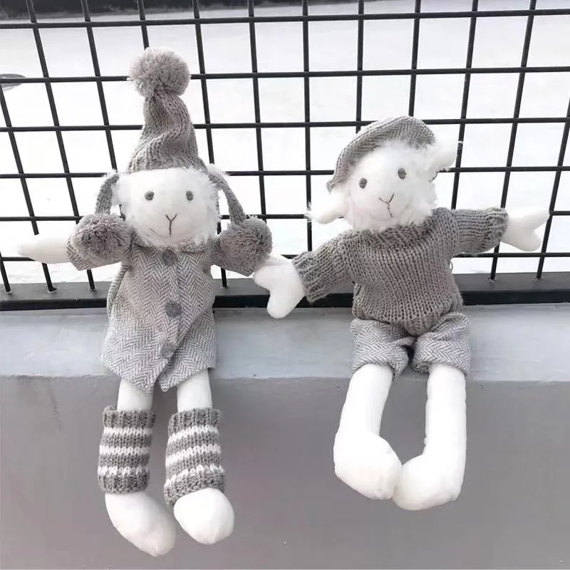 Cute Sheep Lamb Knit Plush Toys
