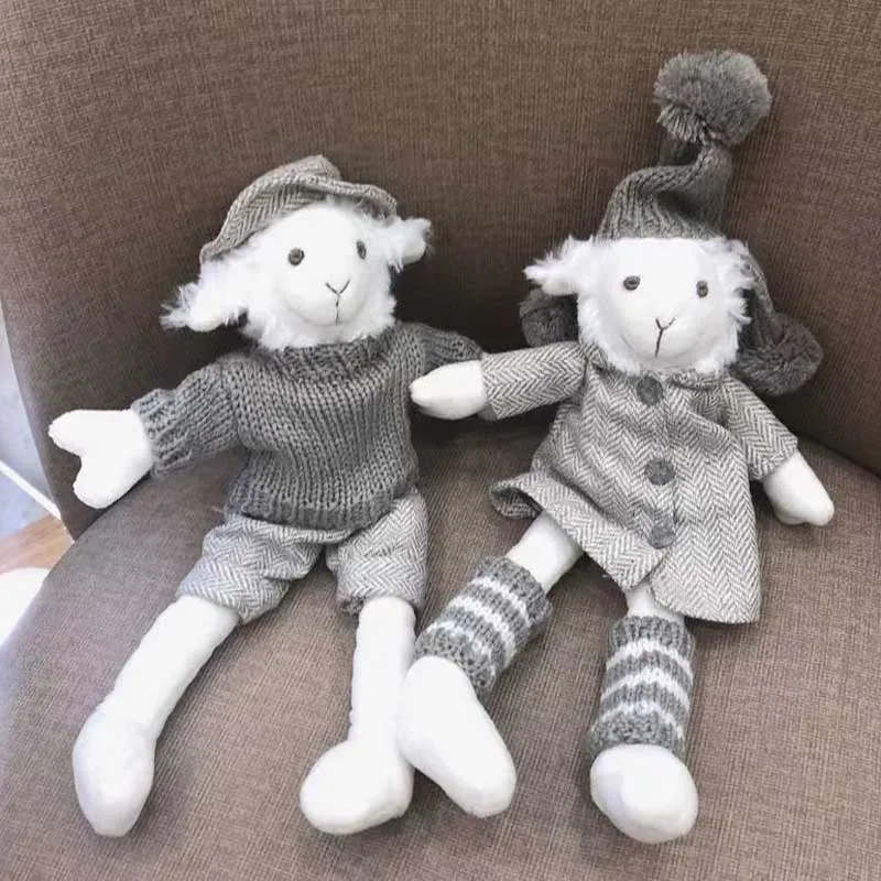 Cute Sheep Lamb Knit Plush Toys