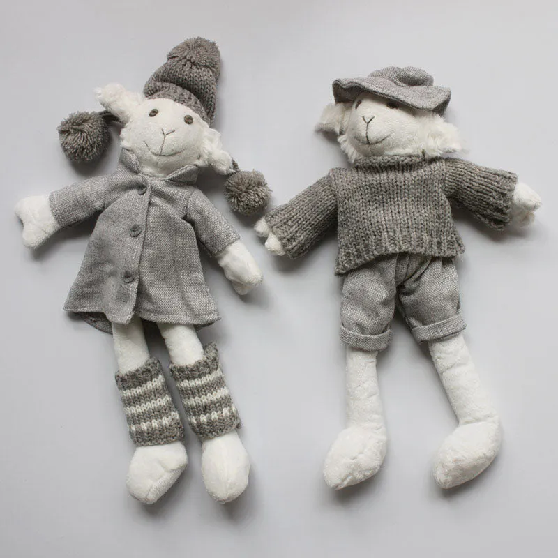 Cute Sheep Lamb Knit Plush Toys