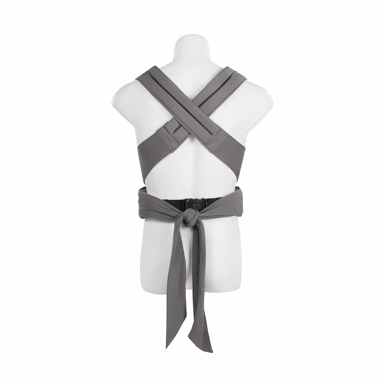 Cybex Maira Tie Baby Carrier, Adjustable Baby Carrier from Newborn up to 33 lbs, Manhattan Grey, One Size