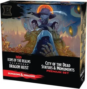 D&D Icons of The Realms: Waterdeep Dragon Heist City of The Dead Premium Set