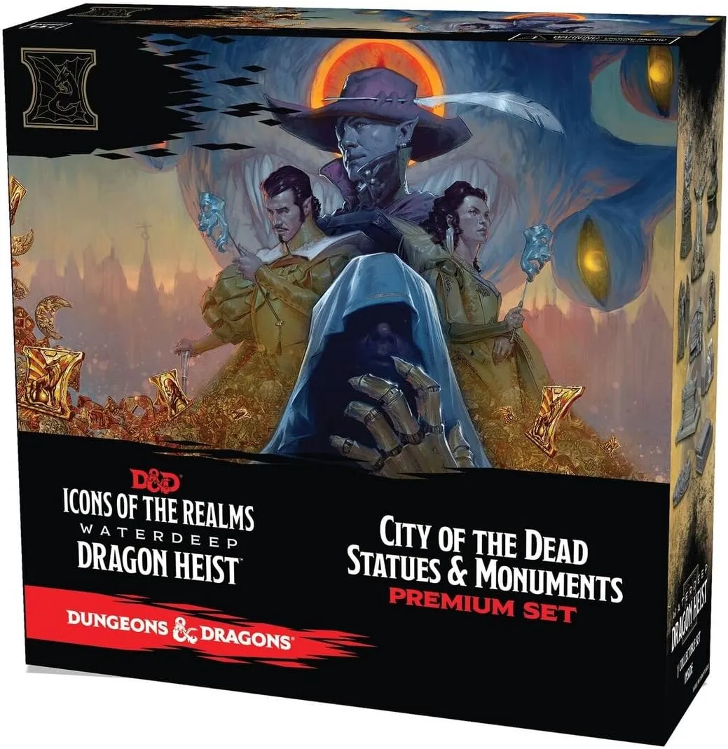 D&D Icons of The Realms: Waterdeep Dragon Heist City of The Dead Premium Set