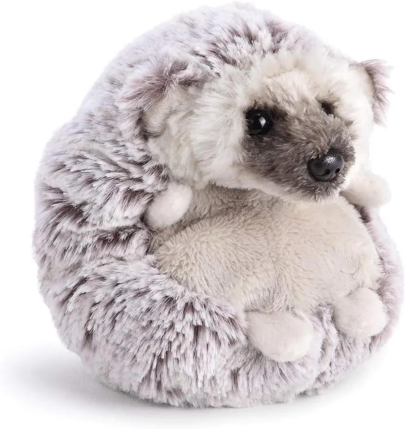 DEMDACO Hedgehog Beanbag Soft Grey 5 inch Polyester Fabric Plush Stuffed Animal Toy