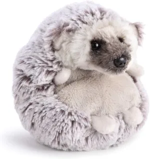DEMDACO Hedgehog Beanbag Soft Grey 5 inch Polyester Fabric Plush Stuffed Animal Toy