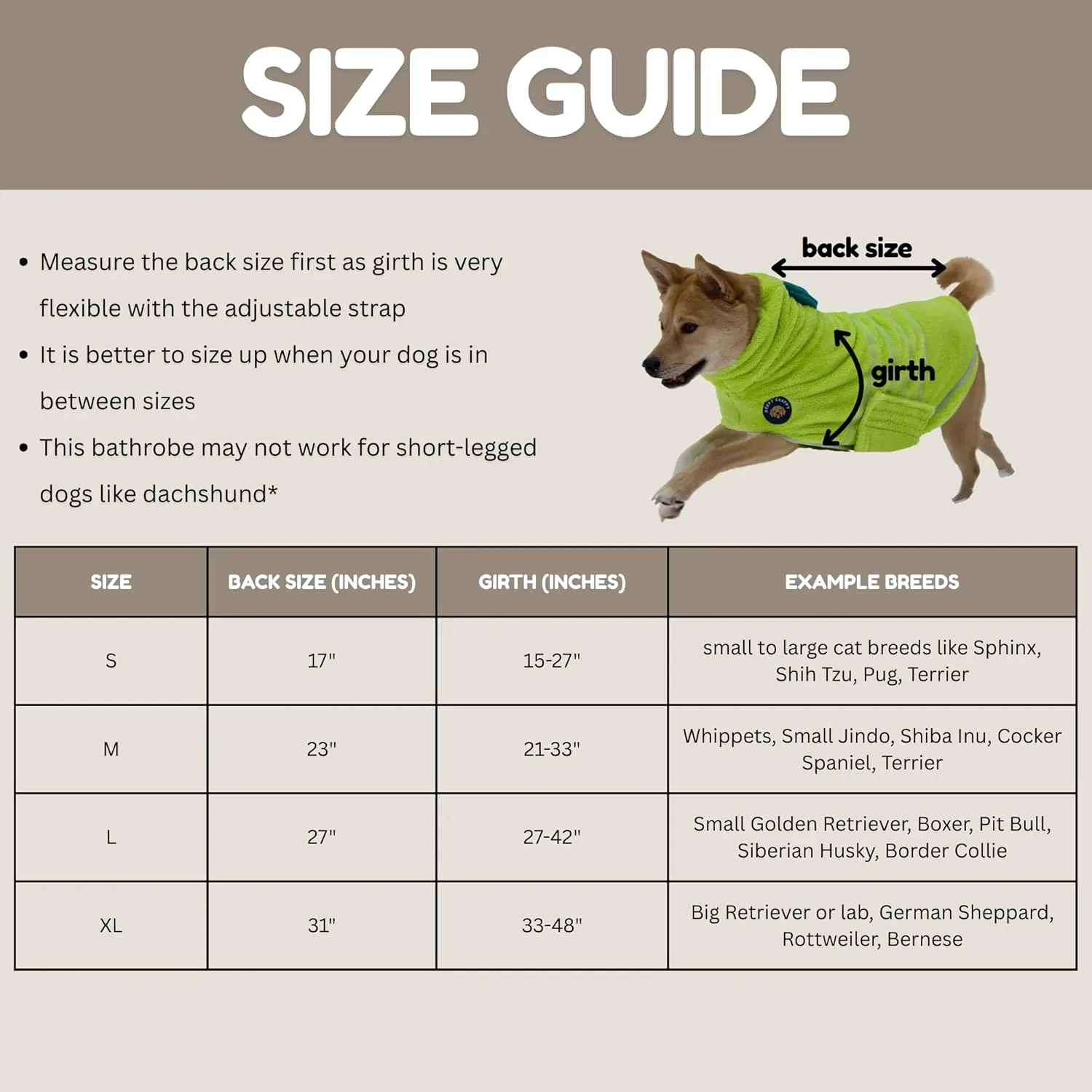 DERPYCHAPPY Premium Dog Towel Robe & Dog Bathrobe for Drying Dogs Made in Korea | Super Absorbent Quick & Adjustable Microfiber Bath Towel for Cats & Puppy Robes After Bath | Soft Warm Drying Coat