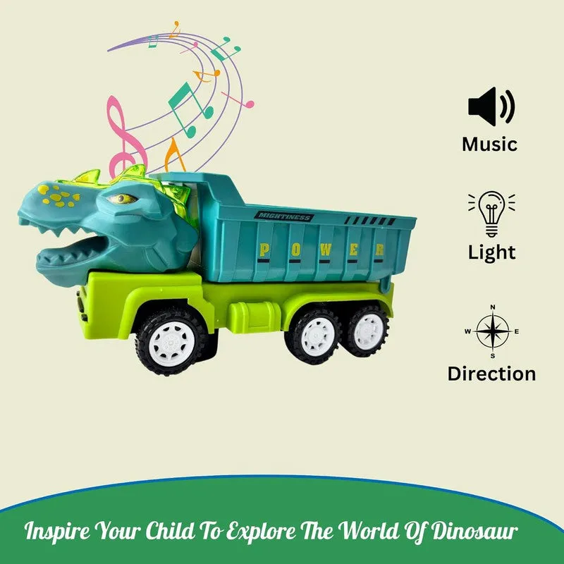 Dinosaur Truck Toy with Lights & Sound Effects (2-5 Years)