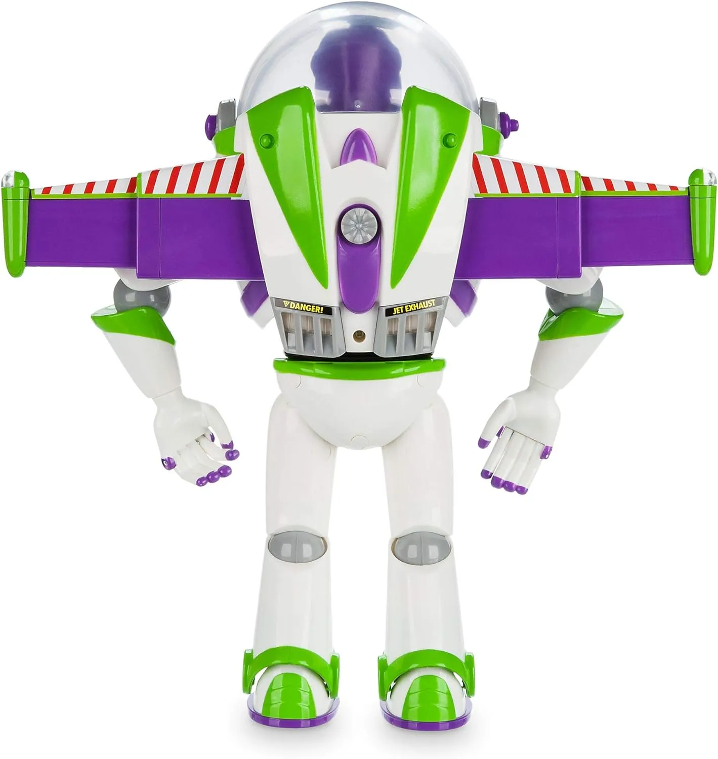 Disney Store Official Buzz Lightyear Interactive Talking Action Figure from Toy Story, Features 10  English Phrases, Interacts with Other Figures and Toys