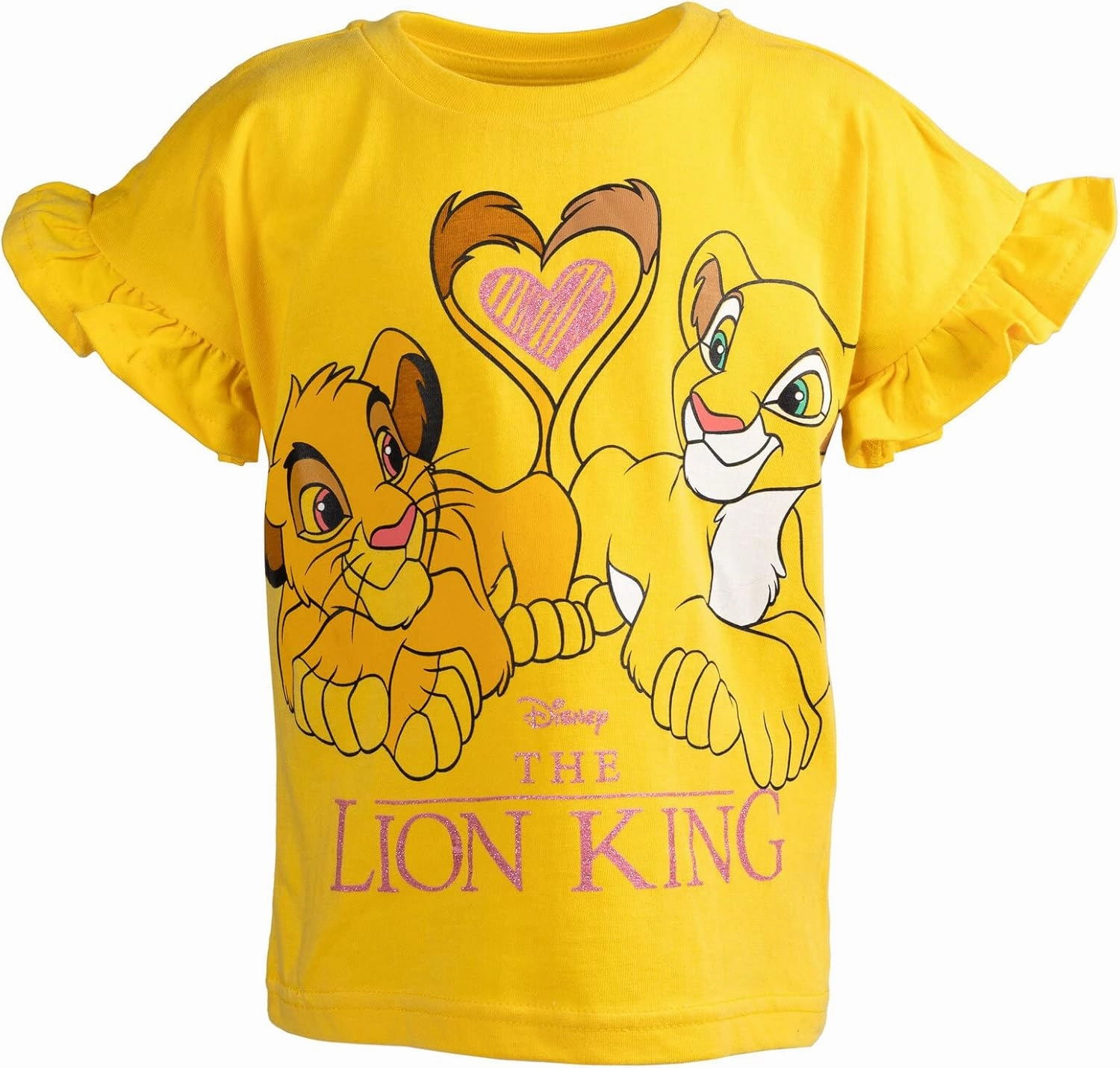 Disney Floral 2 Pack T-Shirts Infant to Big Kid Sizes (12 Months - 14-16)