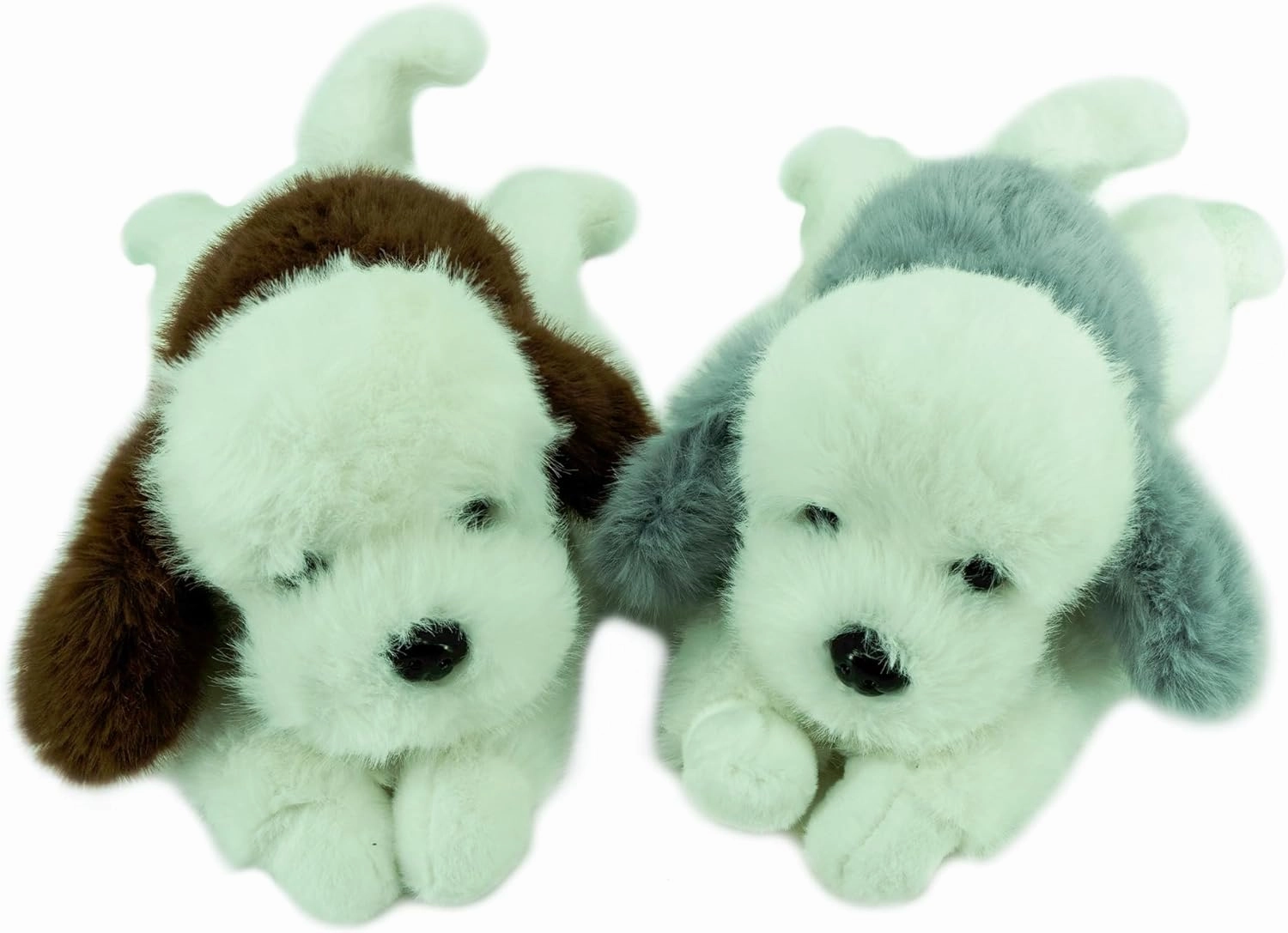 Dog Stuffed Animals 16 inch Cute Dog plushies for Babies Girls Boys Kids Women Snoopy essa Pug Dachshund Puppy Plush Toy Gifts for Halloween (Small Brown)