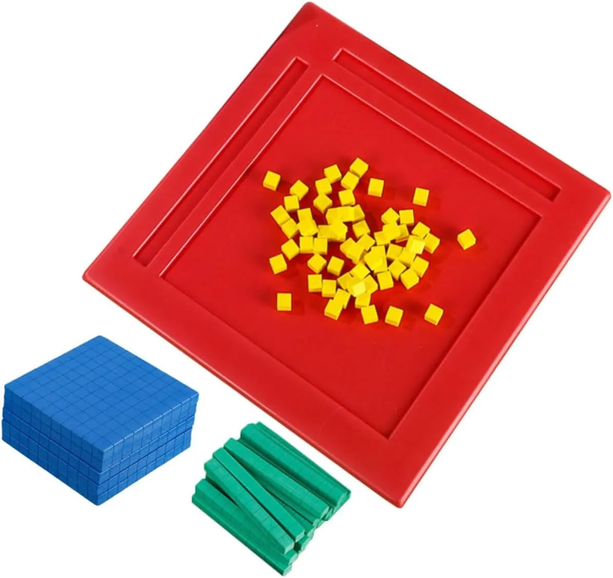 DOITOOL 1 Set Math Cube Math Manipulatives for Learning Addition and Subtraction Safe Edges for Hands Educational Play for Early Childhood Development