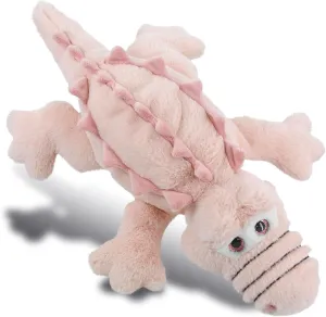 DolliBu Plush Alligator Stuffed Animal - Soft Huggable Large Pink Alligator, Adorable Playtime Plush Toy, Cute Wild Life Cuddle Gift for Kids and Adult - 17 Inch
