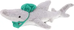 DolliBu Shark Doctor Plush Toy - Super Soft White Shark Doctor Stuffed Animal Dress Up with Cute Scrub Uniform & Cap Outfit - Gift with Personalization - 23" Inches