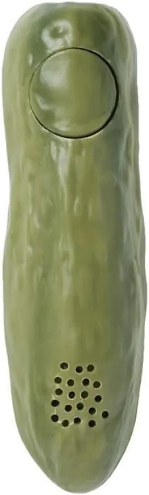 DreamsCT Pickle Electronic Modeling Toy, Yodeling Microphone in Cucumber Shape, Green