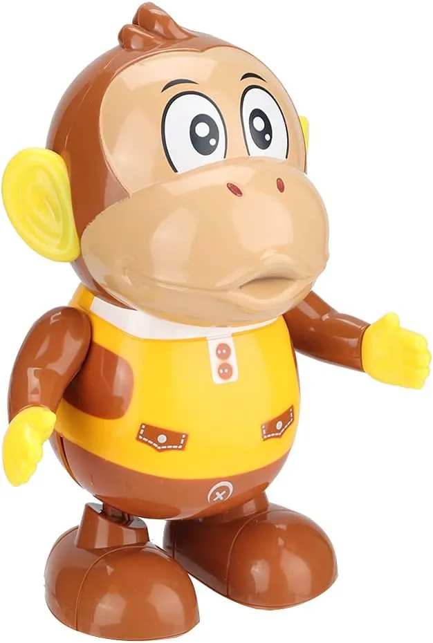 Electric Monkey Toy Swing Light Music Robot for Kids Entertainment