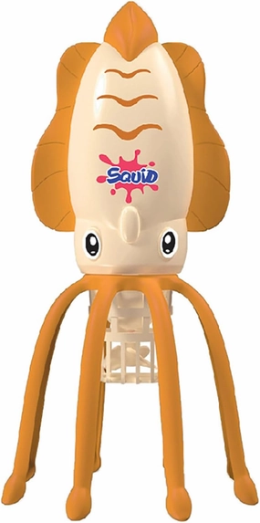 Electric Squid Water Toy with LED Lights for Boys and Girls (Orange)