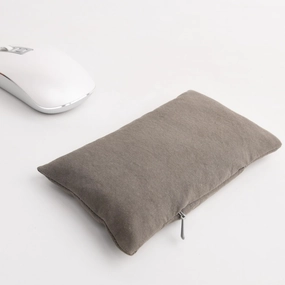 Ergonomic Mouse Wrist Rest Bean Bag, Carpal Tunnel Mouse Support Pad Filled Ergo Beads for Computer, Laptop, PC Gaming (Gray)