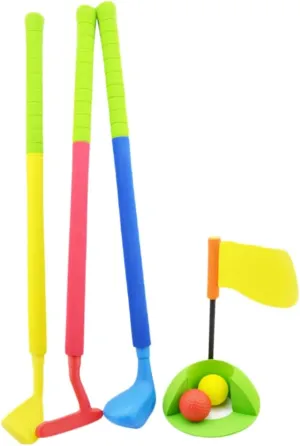 ERINGOGO Mini Golf Set for Boys and Girls Children's Golf Clubs Set Boys and Girls Outdoor Plaything